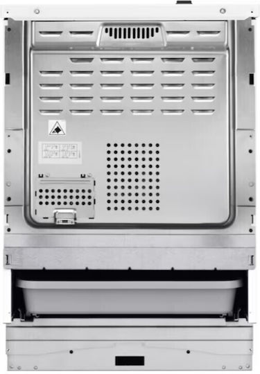 Electrolux Herd 73Es mit Keramikkochfeldern B59.6cm. White