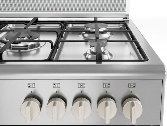 La Germania CLS95C81DX GN с емайлирани котлони Ш93.5см. Inox