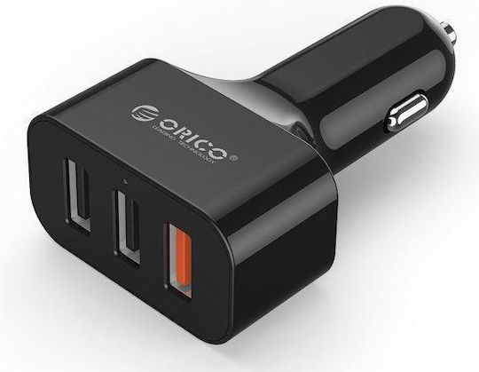 Orico Încărcător Auto 35W 2.4A Încărcare Rapidă Negru Culoare