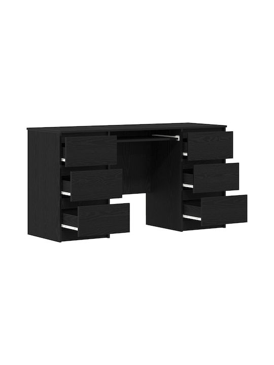 Schreibtisch aus Massivholz Black Oak 140x50x76cm