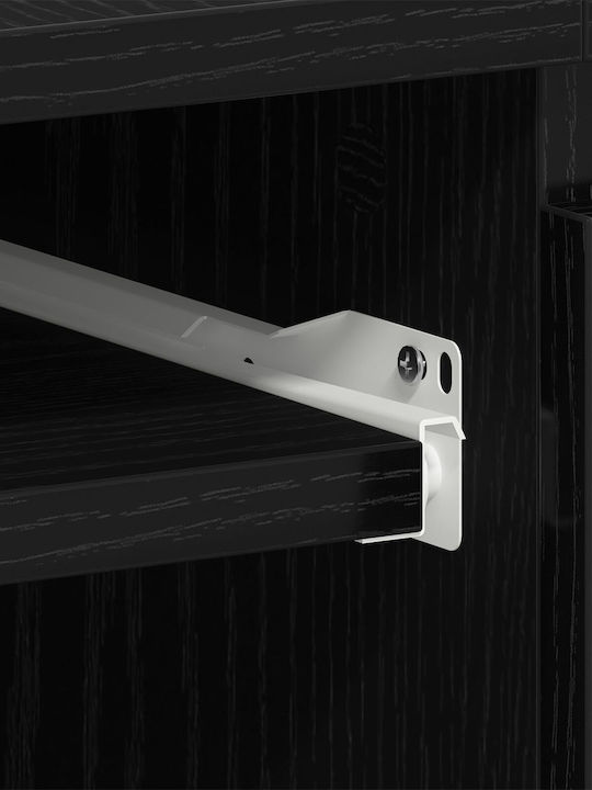 Schreibtisch aus Massivholz Black Oak 140x50x76cm