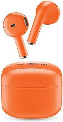 Cellular Line Swag Ohrstöpsel Bluetooth-Freisprecheinrichtung Kopfhörer mit Ladeetui Orange