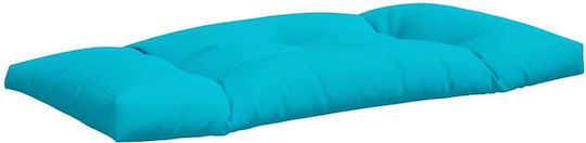 vidaXL Waterproof Sofa Cushion Palette with Backrest Turquoise 3 Pieces