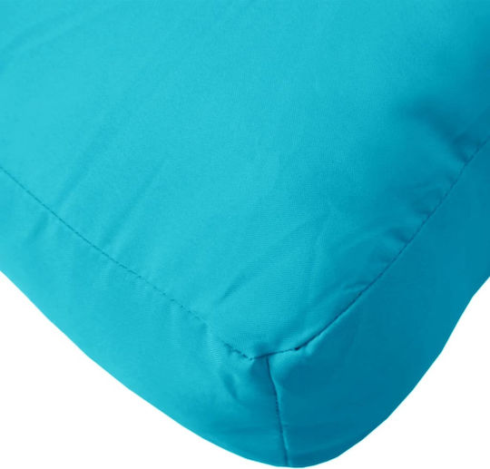 vidaXL Waterproof Sofa Cushion Palette with Backrest Turquoise 3 Pieces