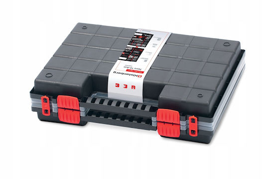 Kistenberg Tool Compartment Organiser 64 Slot Black 39.9x30.2x10cm