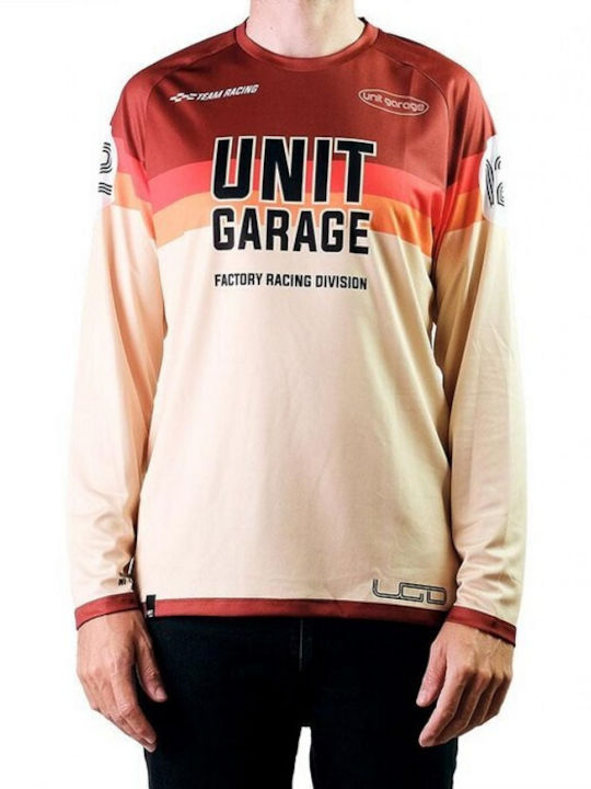 Unit Garage Мъжки Блуза за мотокрос Дълъг ръкав Полихромен