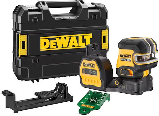 DEWALT Linear Laser Level Green Beam 18V with Working Range 30m