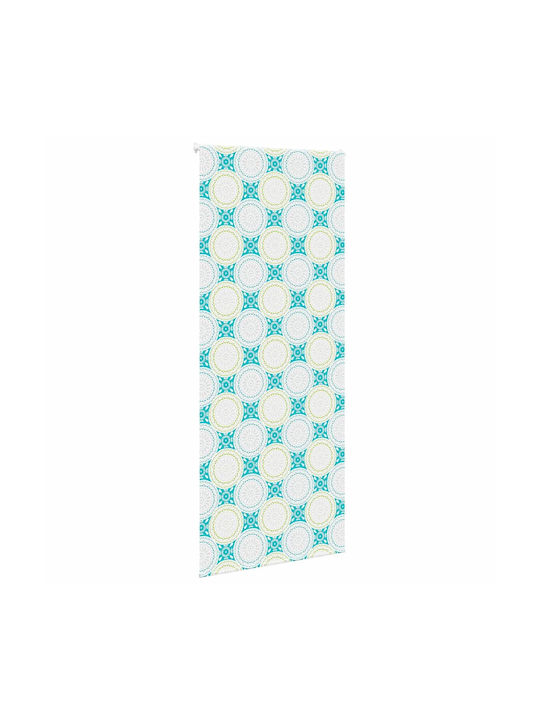 Vidaxl Shower Curtain Roll 90x240 cm Fabric Width 86 cm Blue