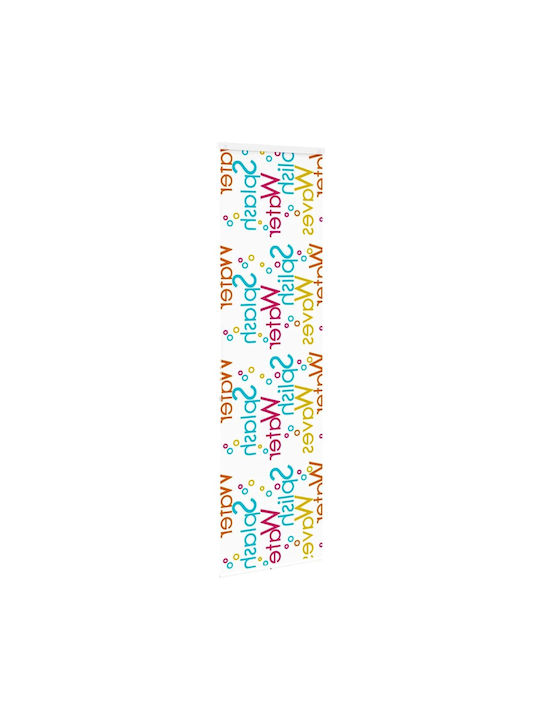 Vidaxl Shower Curtain Roll Cassette 70x240 cm Fabric Width 66 cm Multicolor