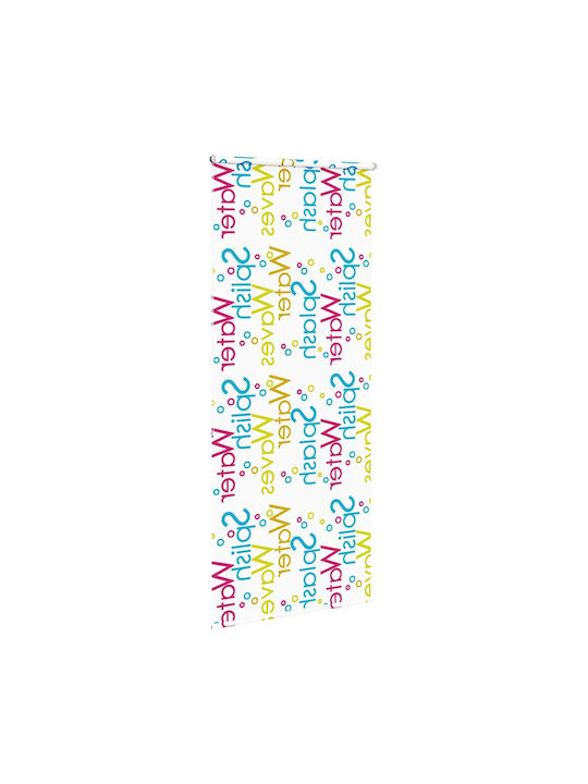 Vidaxl Shower Curtain Roll 110x240 cm Fabric Width 106 cm Multicolor
