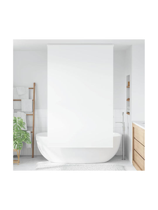 Vidaxl Shower Curtain Roll Cassette 140x240cm Fabric Width 136cm White