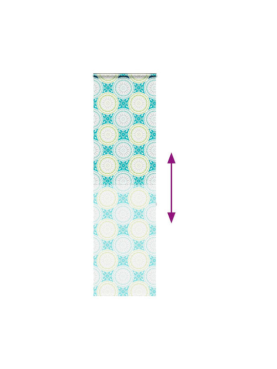 Vidaxl Shower Curtain Roll Cassette 70x240 cm Fabric Width 66 cm Multicolor