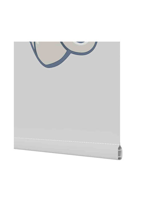 Vidaxl Shower Curtain Roll 110x240 cm Fabric Width 106 cm Grey