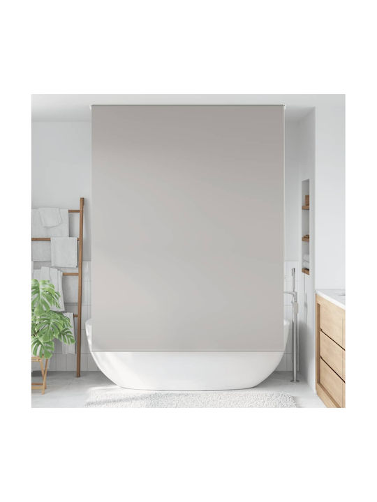 Vidaxl Perdea de Duș Rulou 160x240 cm Lățime Material 156 cm Gri