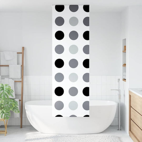 Vidaxl Shower Curtain Roll 60x240 cm Fabric Width 56 cm Multicolor Vidaxl Shower Curtain Roll 60x240 cm Fabric Width 56 cm Multicolor