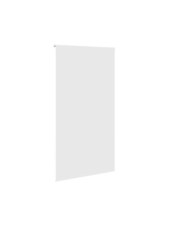 Vidaxl Duschvorhang Rolle 140x240 cm Stoffbreite 136 cm Weiß