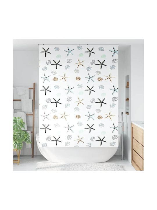 Vidaxl Shower Curtain Roll 150x240 cm Fabric Width 146 cm Multicolor