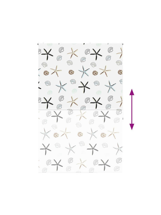 Vidaxl Shower Curtain Roll 150x240 cm Fabric Width 146 cm Multicolor