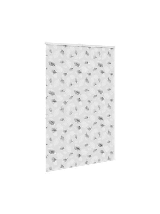 Vidaxl Duschvorhang Rollkassette 160x240 cm Stoffbreite 156 cm Grau