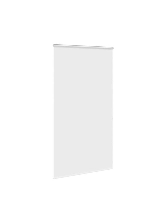 Vidaxl Κουρτίνα Μπάνιου Ρολό Κασέτα 130x240εκ Πλάτος Υφάσματος 126εκ Λευκό