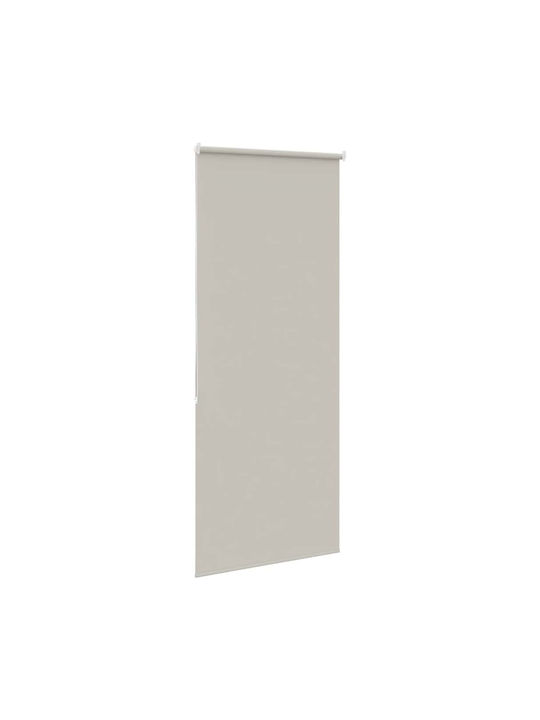 Vidaxl Duschvorhang Rolle 90x240 cm Stoffbreite 86 cm Grau