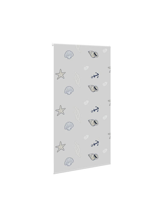 Vidaxl Завеса за душ 130x240 см, ширина на плата 126 см, сива