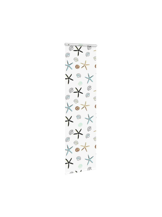 Vidaxl Shower Curtain Roll Cassette 70x240 cm Fabric Width 66 cm Multicolor