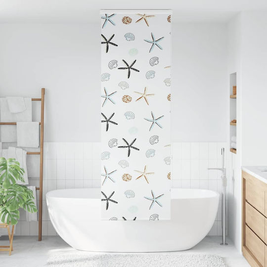 vidaXL Perdea de Baie Țesătură 80x240cm vidaXL Perdea de Baie Țesătură 80x240cm