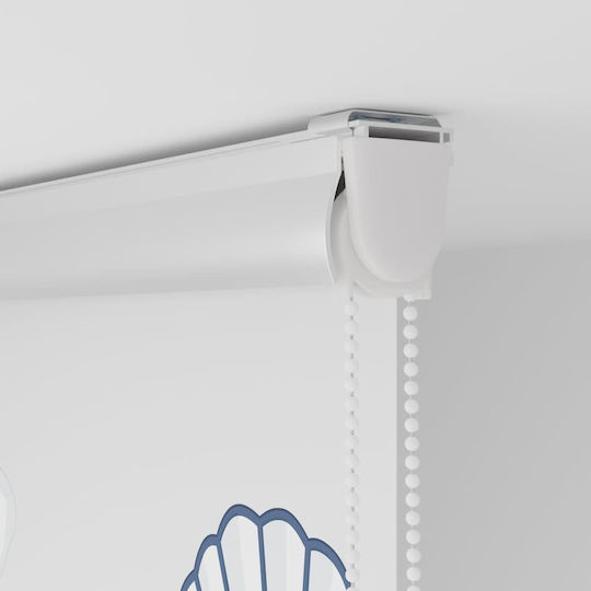 Vidaxl Κουρτίνα Μπάνιου Ρολό Κασέτα 140x240εκ Πλάτος Υφάσματος 136εκ Πολύχρωμο