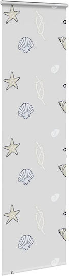 Vidaxl Shower Curtain Roll Cassette 80x240 cm Fabric Width 76 cm Multicolor