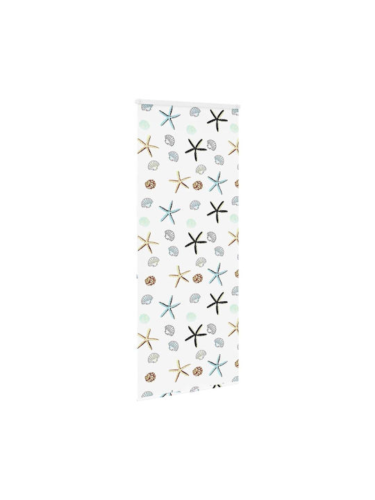 Vidaxl Shower Curtain Roll Cassette 100x240 cm Fabric Width 96 cm Multicolor