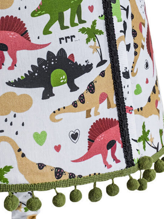 Καπέλο Φωτιστικό Πορτατίφ Green Dinos Διαστάσεις 15*12*10