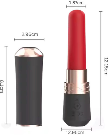 Carl Kleiner Unauffälliger Lippenstiftförmiger Vibrator