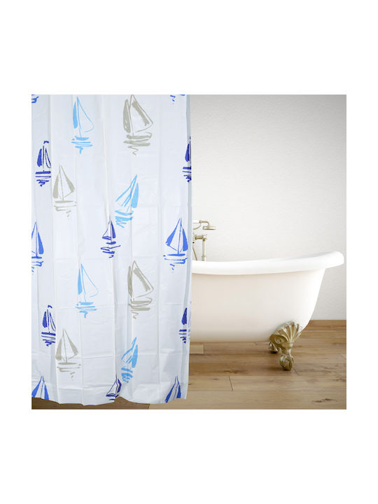 San Lorentzo Sailingboats Κουρτίνα Μπάνιου 180x180cm Sailingboats