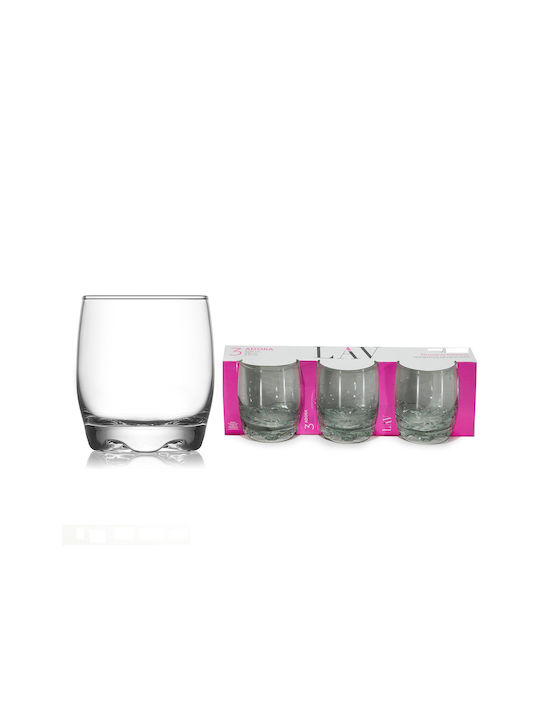 General Trade Set Gläser Whiskey aus Glas 3Stück