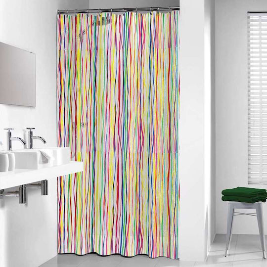 Sealskin Rigato Multi Κουρτίνα Μπάνιου 180x200 cm Πολύχρωμη
