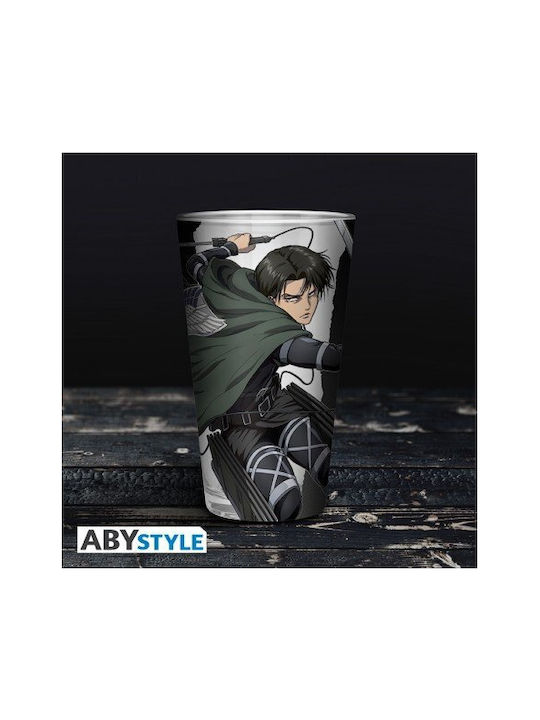 Abysse Attack On Titan Glass Water made of Glass 400ml