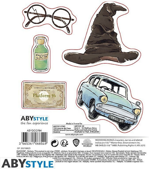 Abysse Детски Декоративен Стикер За Стена Harry Potter Magical Objects 16x11см