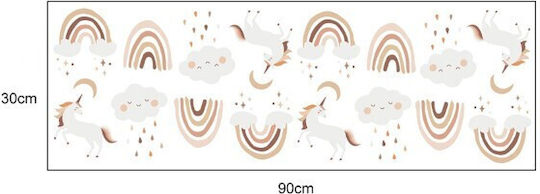 Sipo Kinder Wandsticker Wand 90cm