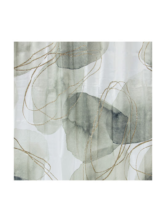Lino Home Olelo Κουρτίνα Μπάνιου Υφασμάτινη 180x200cm Μπεζ