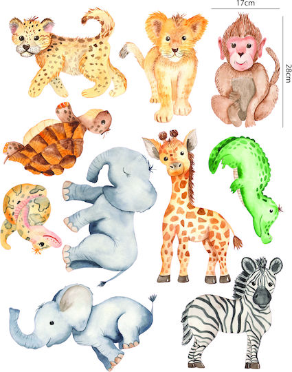 Kids Wall Sticker 95x75cm
