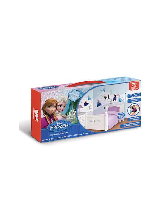 Παιδικά Αυτοκόλλητα Τοίχου Walltastic Frozen Decor Kit 70 Room Stickers