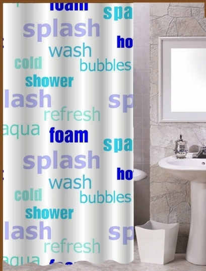 Cyclops Splash Κουρτίνα Μπάνιου Υφασμάτινη 180x200cm Γαλάζια Cyclops Splash Κουρτίνα Μπάνιου Υφασμάτινη 180x200cm Γαλάζια