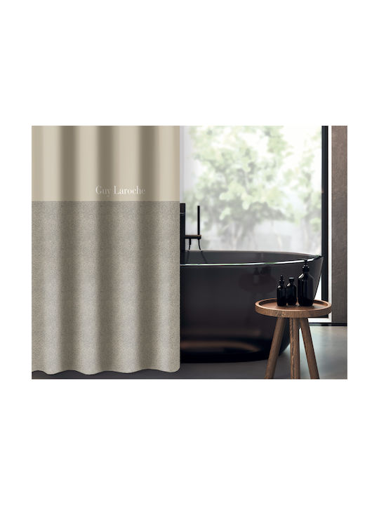 Guy Laroche Musk Shower Curtain 180x185cm Wenge