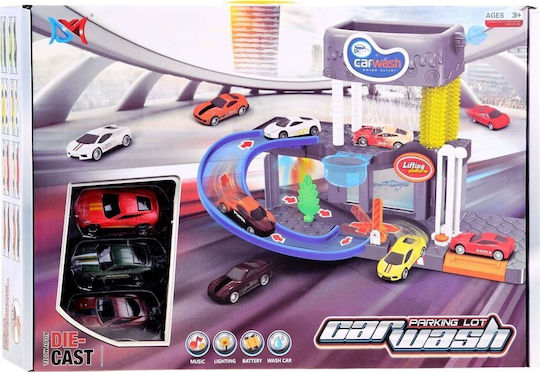 Two-story Car Wash + Za3196 Cars