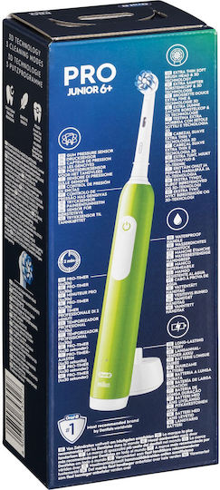 Oral-B Junior Pro Children's Electric Toothbrush with Timer for 6+ Years with Travel Case
