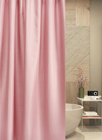 Whitegg Душ завеса Тъканна 180x200см Pink Whitegg Душ завеса Тъканна 180x200см Pink