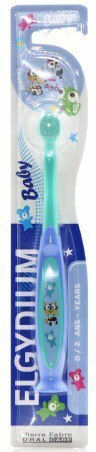 Elgydium Baby Soft Baby Toothbrush for 0m+ Yellow-Orange