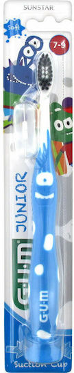 GUM 902 Junior Monster Children's Toothbrush For 6+ Years Light Blue-Blue