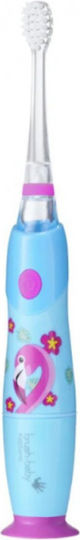 Brush Baby Kidz Sonic Παιδική Ηλεκτρική Οδοντόβουρτσα με Χρονόμετρο για 3+ Χρονών Flamingo με Ανταλλακτικά